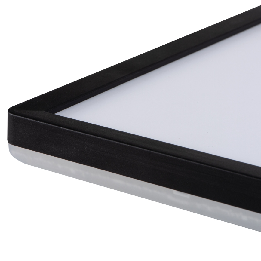 Plafón LED de techo AZPO LED/17,5W/230V 3000/4000/6000K 30x30 cm IP54 negro