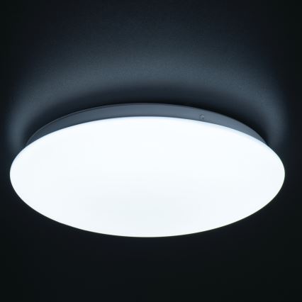 LED Luminaria de techo para baño con sensor de movimiento y de crepúsculo CORSO LED/18W/230V 3000/4000/6500K Ø 33 cm IP44