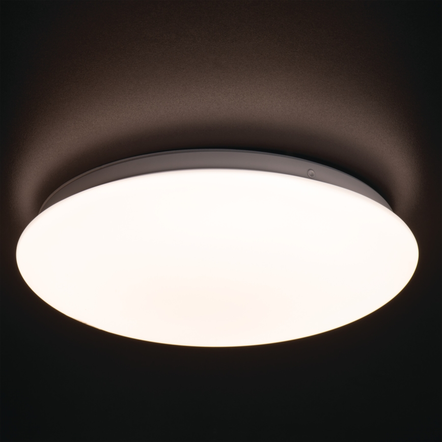 Luminaria LED de techo para baño con sensor de movimiento y sensor crepuscular CORSO LED/24W/230V 3000/4000/6500K Ø 38 cm IP44