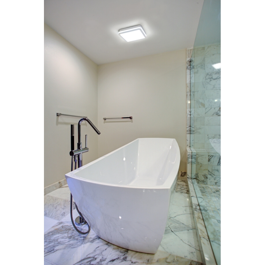 LED Plafón exterior con sensor BENO LED/24W/230V 4000K IP54 blanco