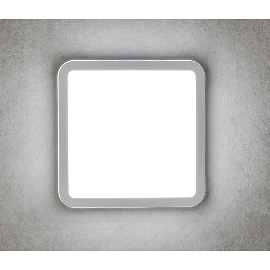 LED Plafón exterior con sensor BENO LED/24W/230V 4000K IP54 blanco