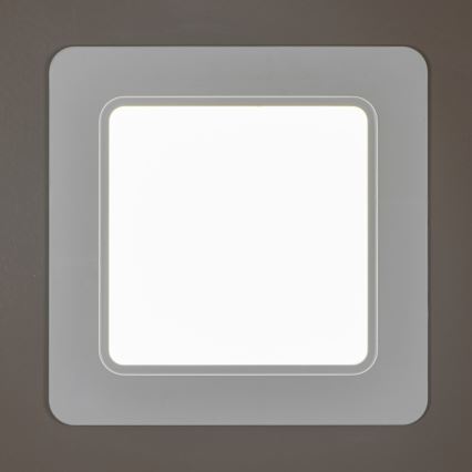 Luminaria LED empotrada para baño TAVO LED/12W/230V 3000/4000/6000K 14,5x14,5 cm IP44 blanca