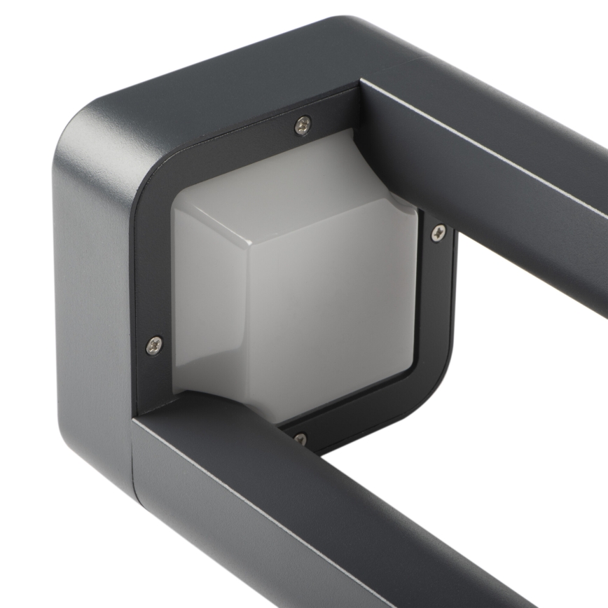 Aplique de pared exterior PEVO 1xGX53/11W/230V IP44 antracita