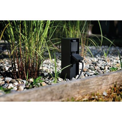 Columna de enchufe exterior DASTO 2Z Tipo E 230V IP44 antracita