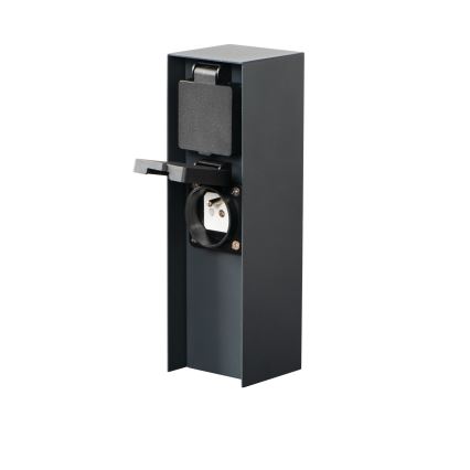 Columna de enchufe exterior DASTO 2Z Tipo E 230V IP44 antracita