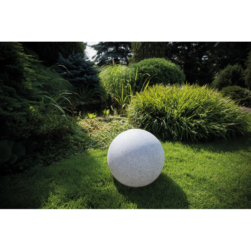 Lámpara de exterior STONO 1xE27/25W/230V diá. 49 cm IP65