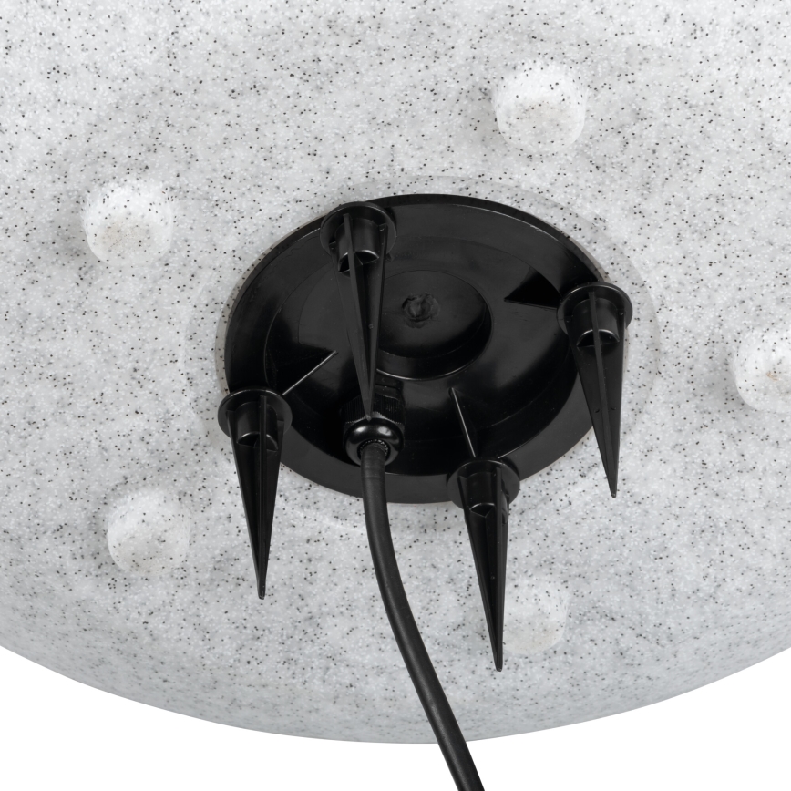 Lámpara de exterior STONO 1xE27/25W/230V diá. 49 cm IP65