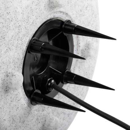 Lámpara de exterior STONO 1xE27/25W/230V diá. 49 cm IP65