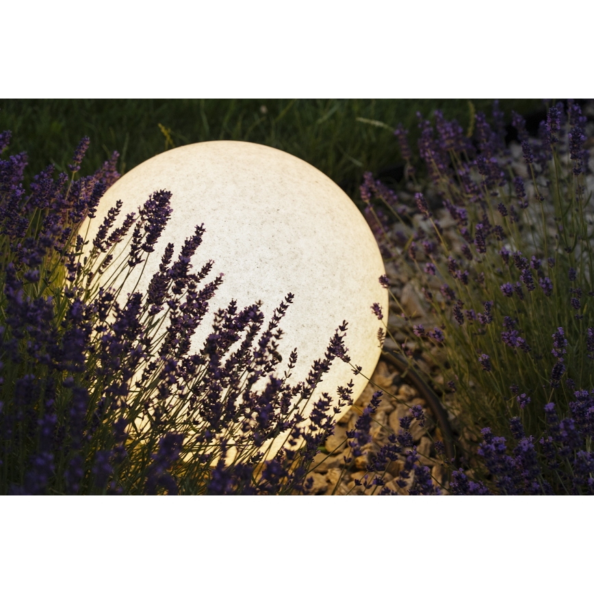 Lámpara de exterior STONO 1xE27/25W/230V diá. 58,5 cm IP65