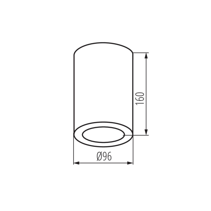 Foco de baño AQILO 1xE27/20W/230V IP65 antracita