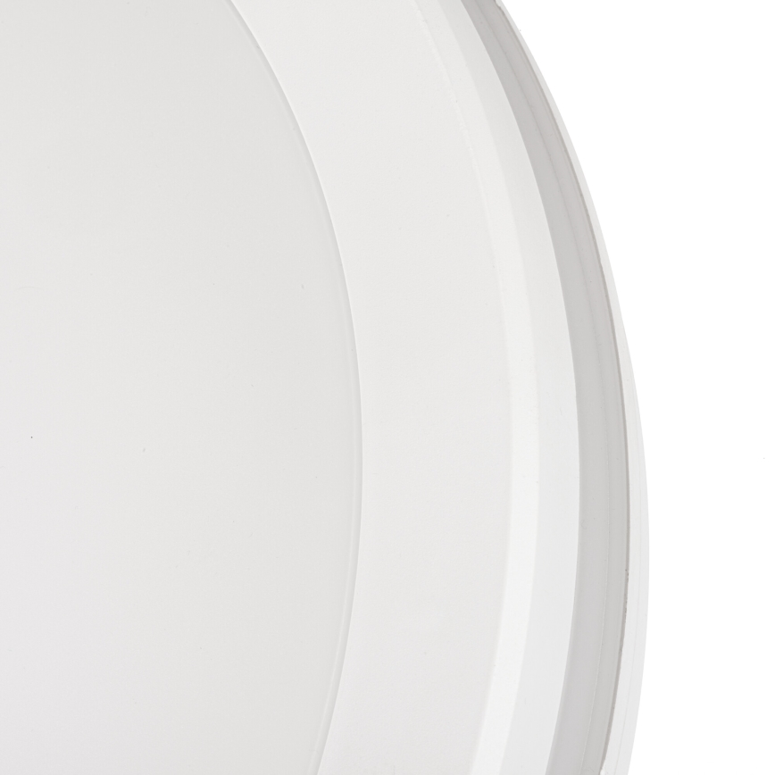 Plafón LED de exterior BENO E LED/20W/230V 3000/4000/6500K diá. 20 cm IP65 blanco