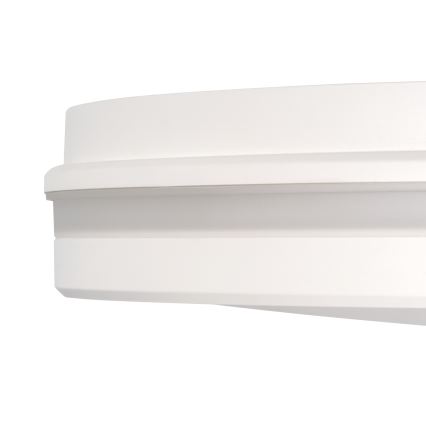 Plafón LED de exterior BENO E LED/20W/230V 3000/4000/6500K diá. 20 cm IP65 blanco