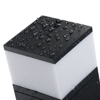 Lámpara de exterior DASTEN 1xG9/11W/230V 80 cm IP44 negro
