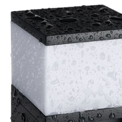 Lámpara de exterior DASTEN 1xG9/11W/230V 80 cm IP44 negro