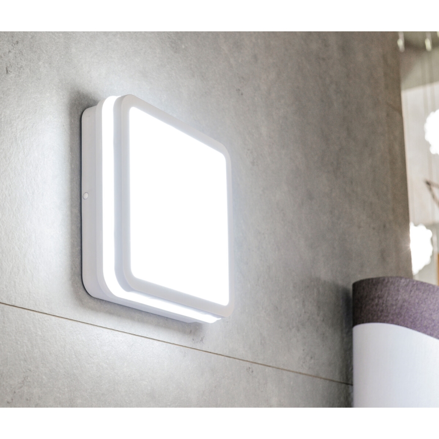 Plafón LED de exterior BENO LED/24/30W/230V 3000/3500/4000K IP65 blanco cuadrado