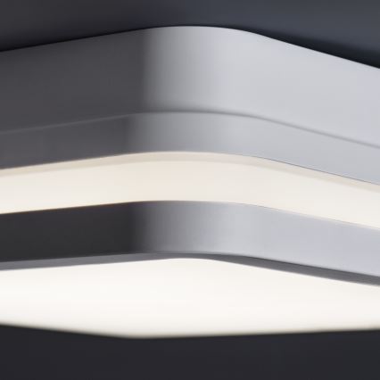 Plafón LED de exterior BENO LED/24/30W/230V 3000/3500/4000K IP65 blanco cuadrado
