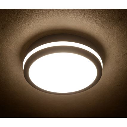 Plafón LED de exterior BENO LED/12/18W/230V 3000/3500/4000K IP65 antracita redondeado