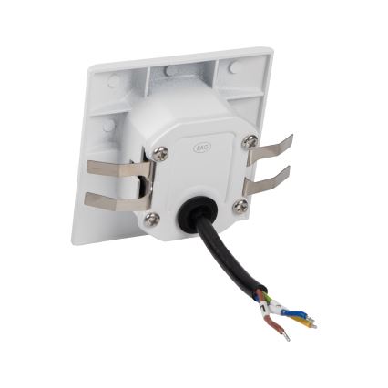 Luminaria LED de escalera con sensor de movimiento y sensor crepuscular EXIN LED/2,5W/230V 4000K IP65 blanca y rectangular