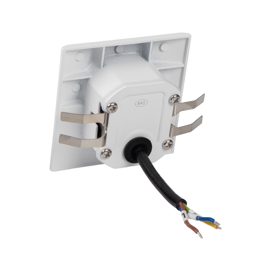 Luminaria LED de escalera con sensor de movimiento y sensor crepuscular EXIN LED/2,5W/230V 4000K IP65 blanca y rectangular