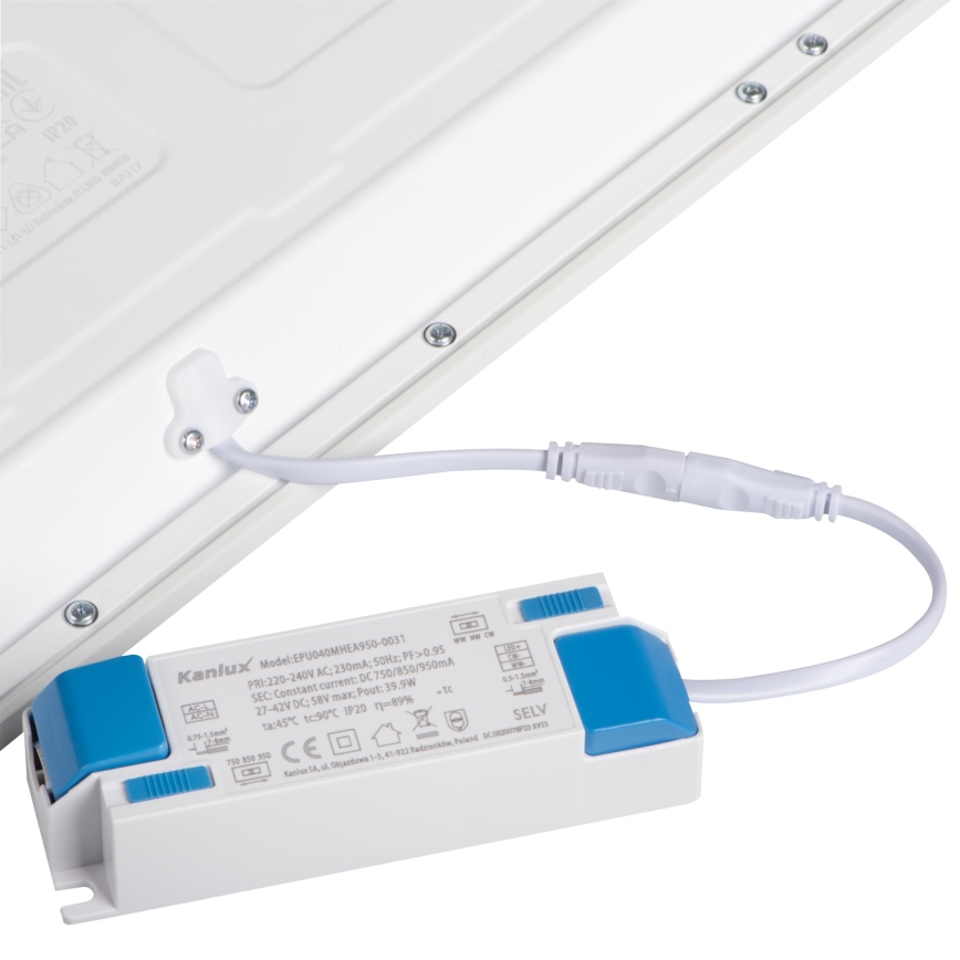 Panel LED empotrado BLINGO UAIO LED/38W/230V 3000/4000/6500K 60x60 cm IRC 90 UGR19