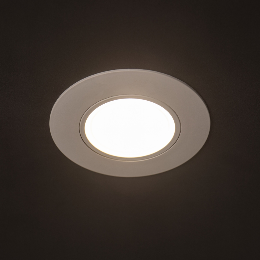 Luminaria LED empotrada FIZU LED/4W/230V 3000/4000/6500K blanca