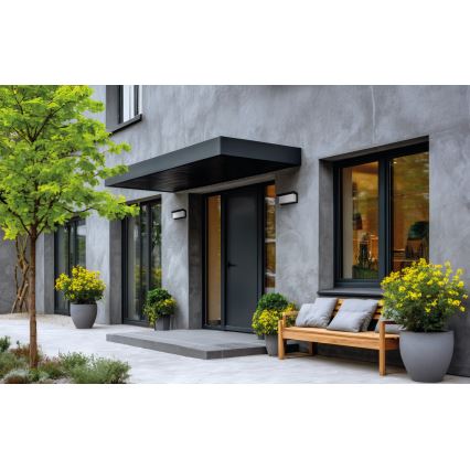 Aplique de pared exterior LERTO 1xE27/15W/230V IP54 negro