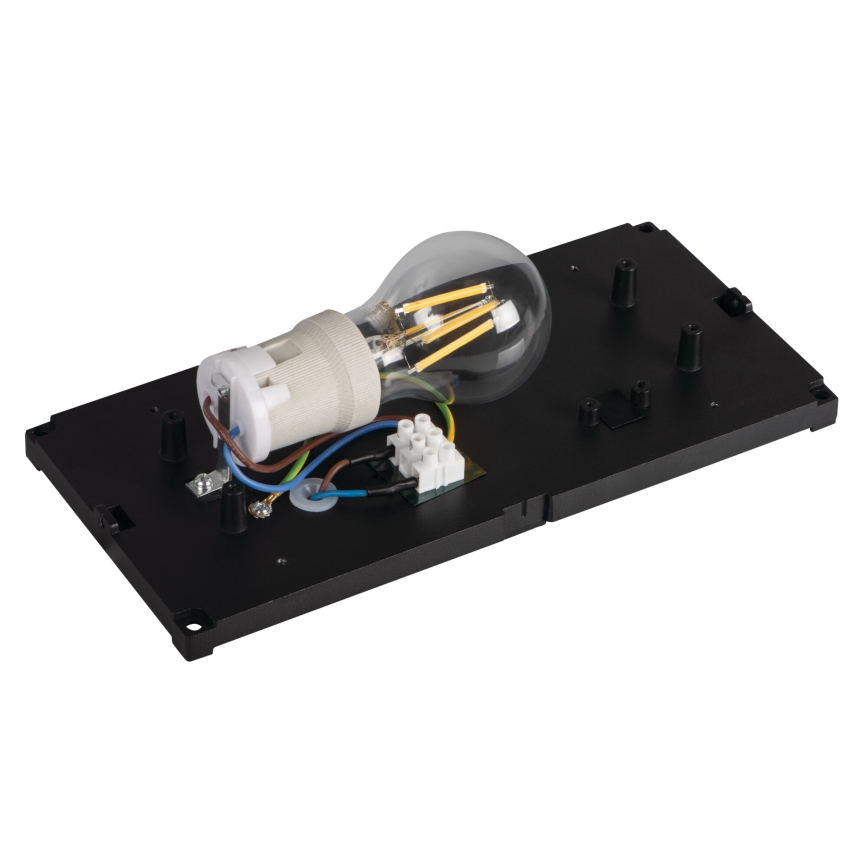 Aplique de pared exterior LERTO 1xE27/15W/230V IP54 negro