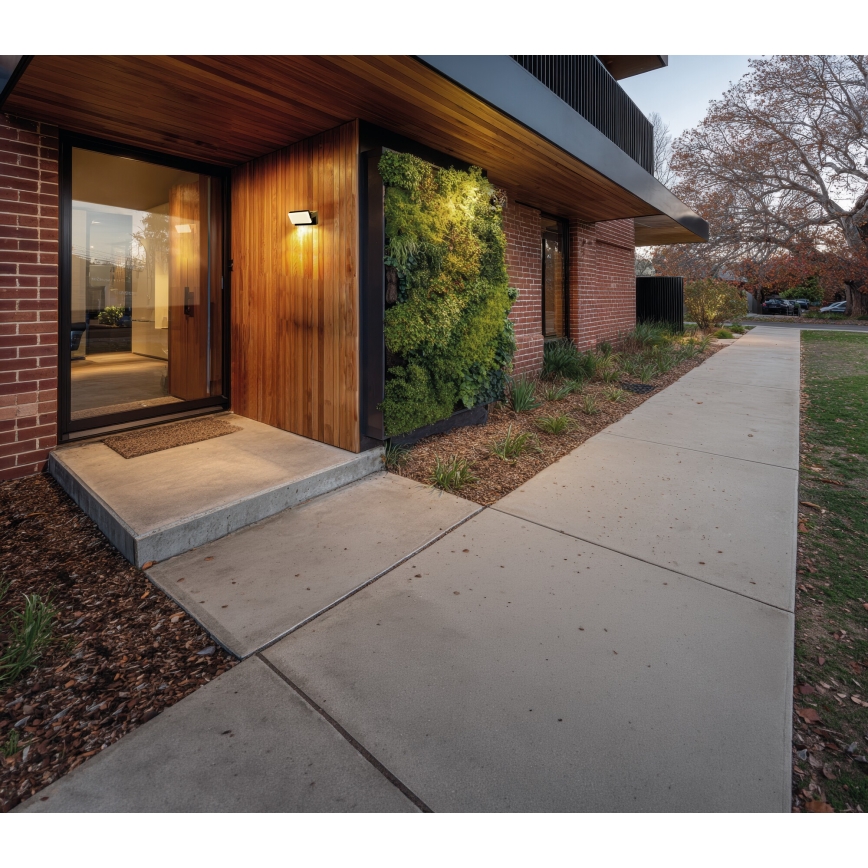 Aplique de pared LED para exterior XERTO LED/20W/230V 3000/4000/6500K IP65 negro