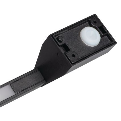 Aplique LED de pared exterior YALTE LED/12W/230V 3000/4000/6500K 123 cm IP54 negro