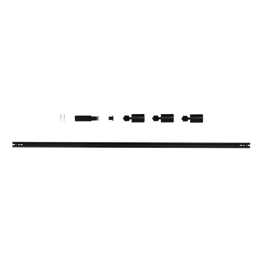 Foco para sistema de carril ALTEAR 3xGU10/10W/230V 1,5m negro