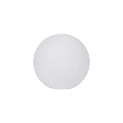 Lámpara exterior STONO 1xE27/15W/230V Ø 20 cm IP65 blanca