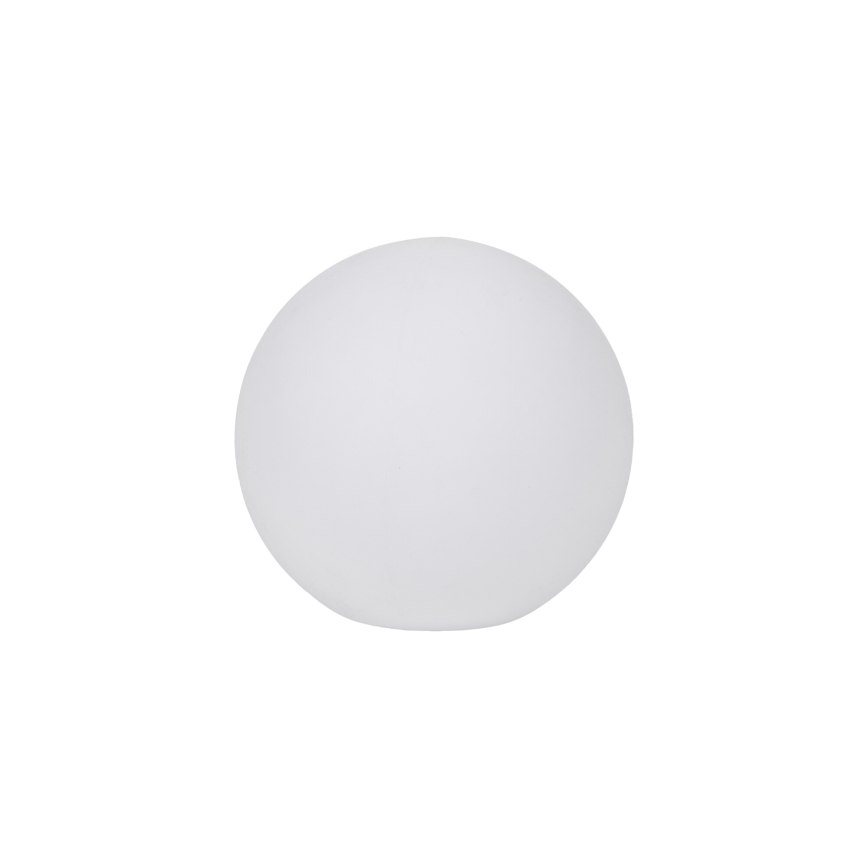 Lámpara exterior STONO 1xE27/15W/230V Ø 20 cm IP65 blanca