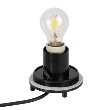 Lámpara exterior STONO 1xE27/15W/230V Ø 20 cm IP65 blanca