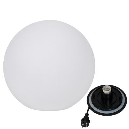 Lámpara exterior STONO 1xE27/20W/230V Ø 50 cm IP65 blanca