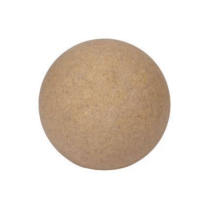 Lámpara de exterior STONO 1xE27/20W/230V diámetro 40 cm IP65 beige