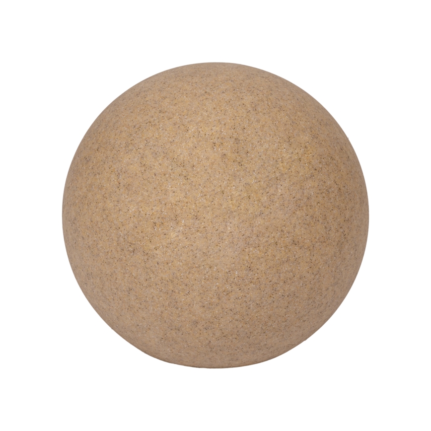 Lámpara de exterior STONO 1x E27/20W/230V, diámetro 50 cm, IP65, beige