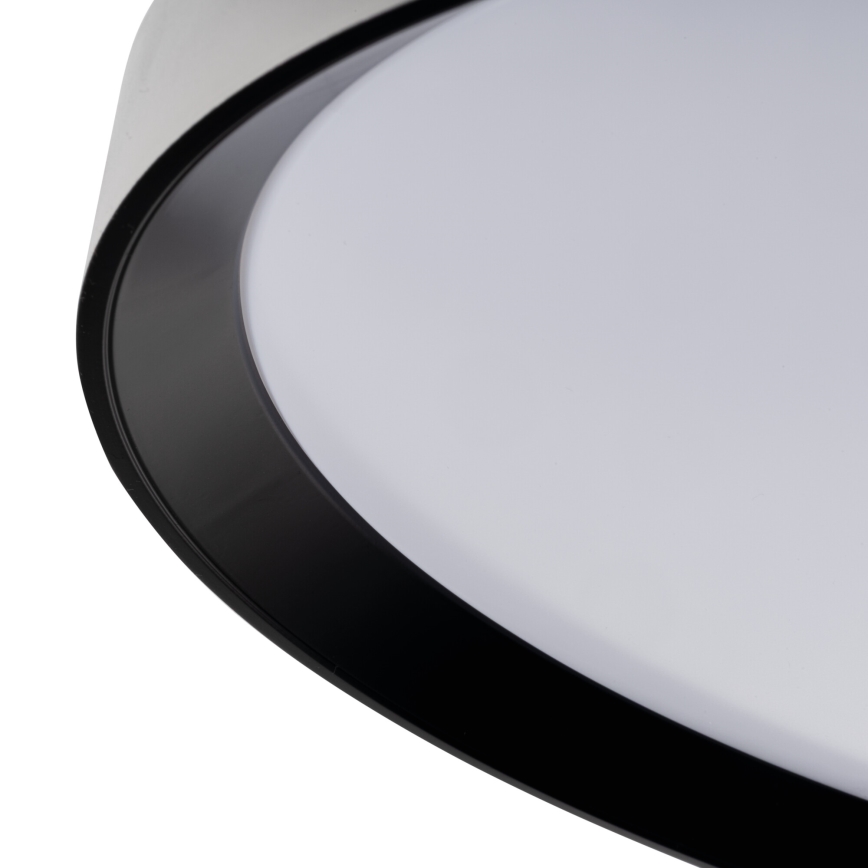 Lámpara de techo LED regulable LIXAN LED/47W/230V 3000-6500K Ø 38,6 cm blanco/negro + mando a distancia