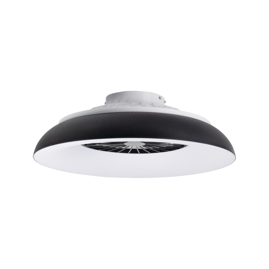 Luminaria de techo LED RGBW regulable con ventilador PLAVE PAN LED/48W/230V 3000-6500K Ø 60 cm negra + mando a distancia