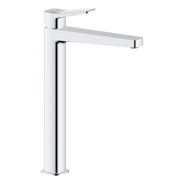 KFA Armatura 4522-712-00 - Grifo monomando para lavabo + válvula de desagüe MALAGA de 30,3 cm, acabado en cromo brillante