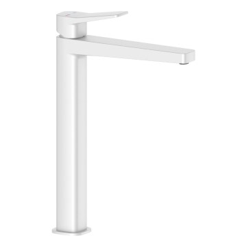 KFA Armatura 4522-712-44 - Grifo de lavabo + válvula de desagüe MALAGA 30,3 cm blanco