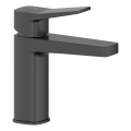 KFA Armatura 4522-825-81 - Grifo de lavabo + desagüe MALAGA 17 cm negro
