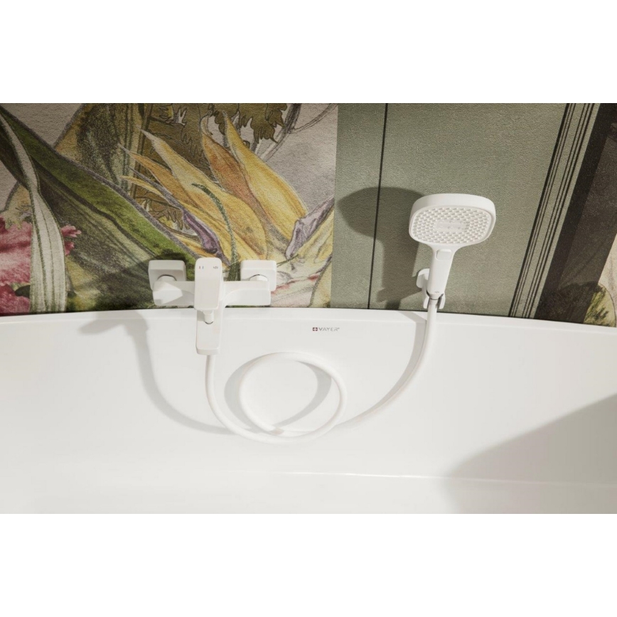 KFA Armatura 4524-010-44 - Grifo de bañera MALAGA blanco