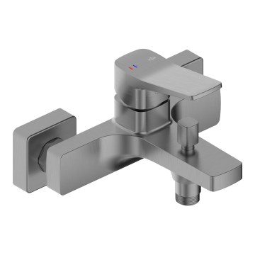 KFA Armatura 4524-010-61 - Grifo de bañera MALAGA gris metálico