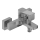 KFA Armatura 4524-010-61 - Grifo de bañera MALAGA gris metálico