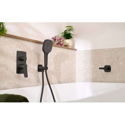 KFA Armatura 4529-301-81 - Set de ducha con grifo empotrado MALAGA negro