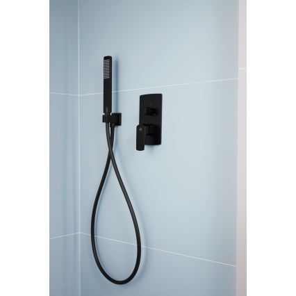 KFA Armatura 5539-511-81 - Grifería de ducha con grifo empotrado MOKAIT latón/mate negro