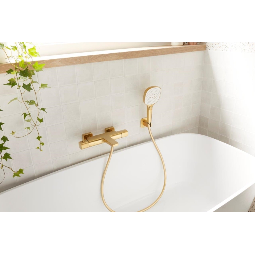 KFA Armatura 5754-010-31 - Grifo termostático para bañera MALAGA oro cepillado
