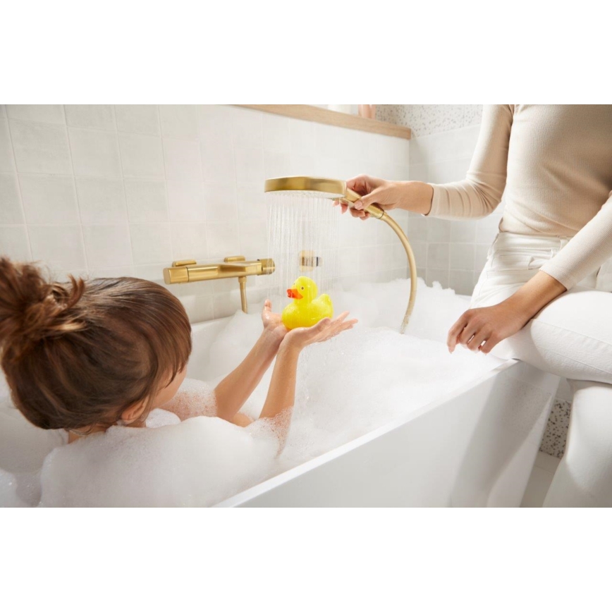 KFA Armatura 5754-010-31 - Grifo termostático para bañera MALAGA oro cepillado