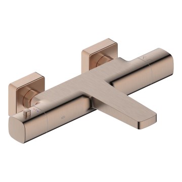 KFA Armatura 5754-010-34 - Grifo termostático para bañera MALAGA oro rosa