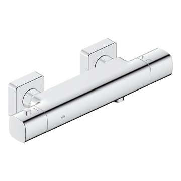 KFA Armatura 5756-010-00 - Batería termostática para ducha MALAGA cromo brillante